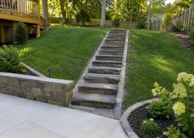 Stoops and steps